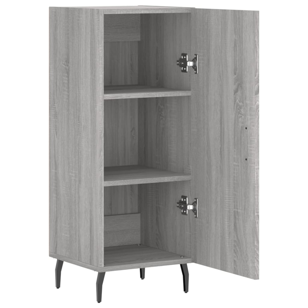 Sideboard Grau Sonoma 34,5x34x90 cm Holzwerkstoff - Pazzar.ch