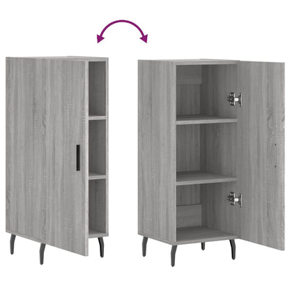 Sideboard Grau Sonoma 34,5x34x90 cm Holzwerkstoff - Pazzar.ch