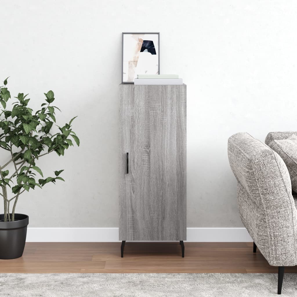 Sideboard Grau Sonoma 34,5x34x90 cm Holzwerkstoff - Pazzar.ch