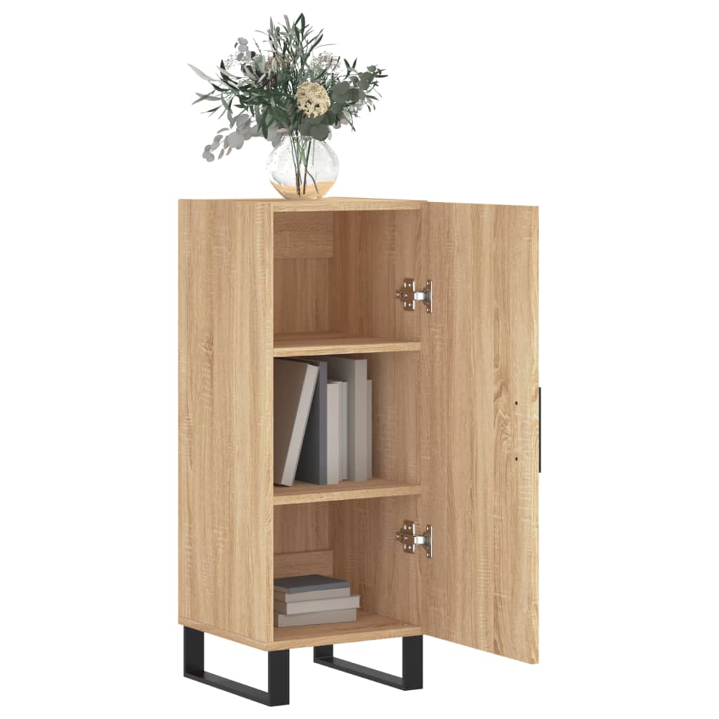 Sideboard Sonoma-Eiche 34,5x34x90 cm Holzwerkstoff - Pazzar.ch
