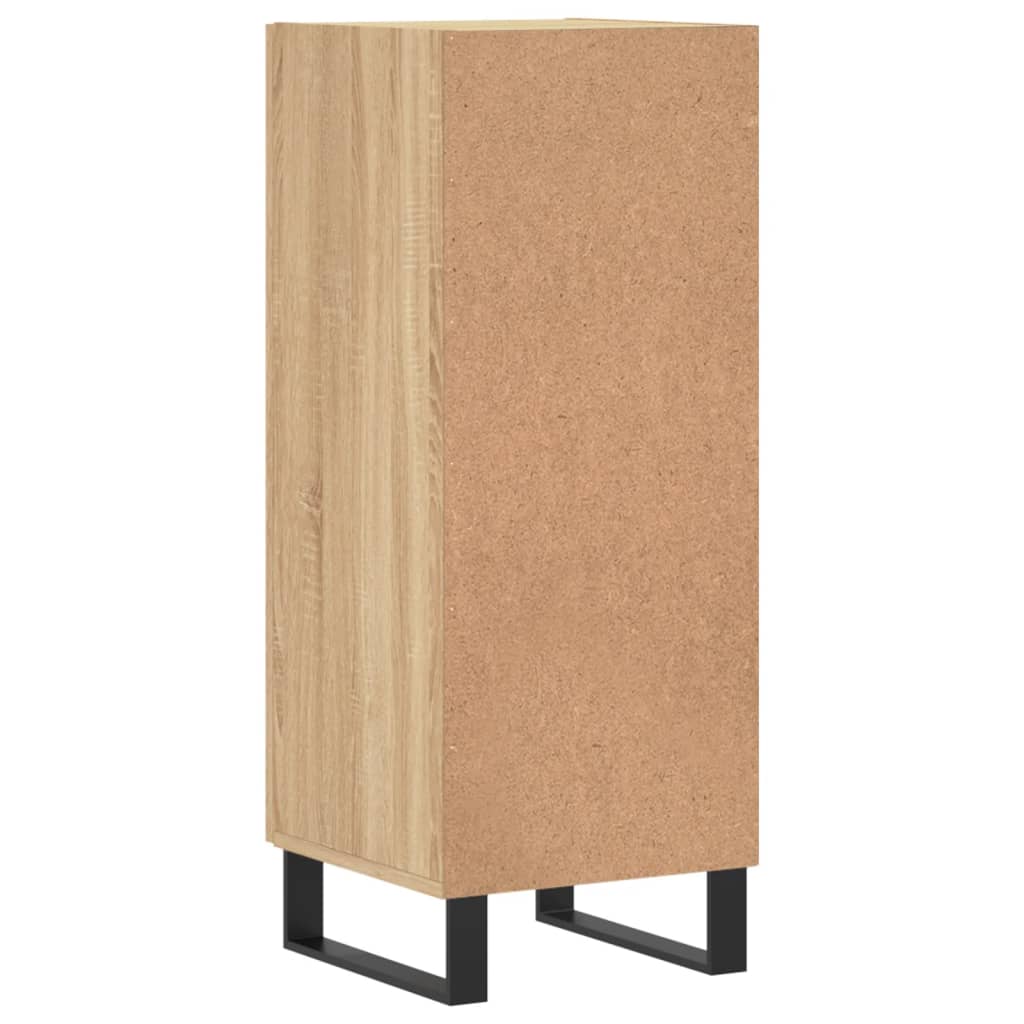 Sideboard Sonoma-Eiche 34,5x34x90 cm Holzwerkstoff - Pazzar.ch
