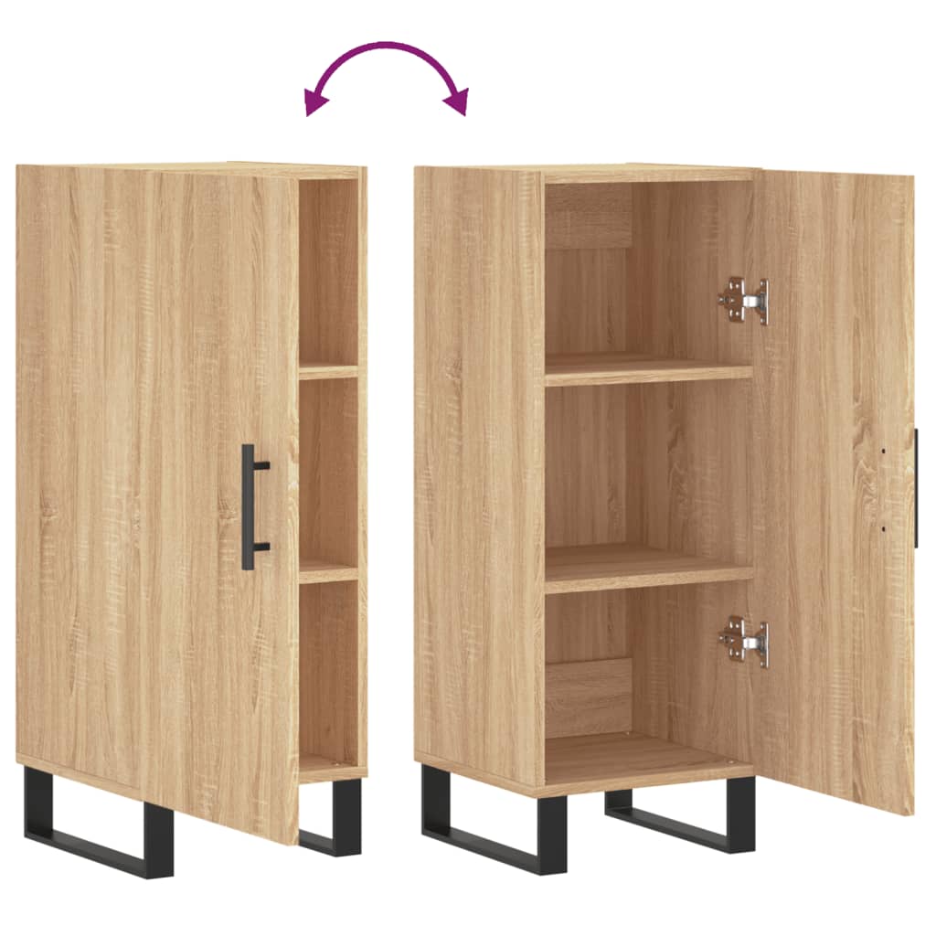 Sideboard Sonoma-Eiche 34,5x34x90 cm Holzwerkstoff - Pazzar.ch