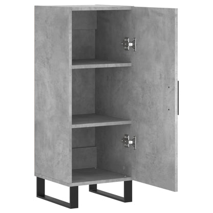 Sideboard Betongrau 34,5x34x90 cm Holzwerkstoff - Pazzar.ch