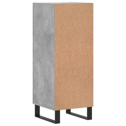 Sideboard Betongrau 34,5x34x90 cm Holzwerkstoff - Pazzar.ch