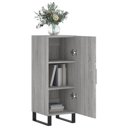 Sideboard Grau Sonoma 34,5x34x90 cm Holzwerkstoff - Pazzar.ch