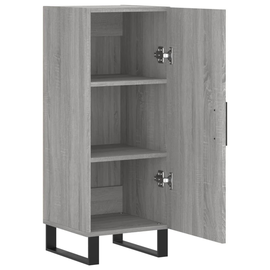 Sideboard Grau Sonoma 34,5x34x90 cm Holzwerkstoff - Pazzar.ch