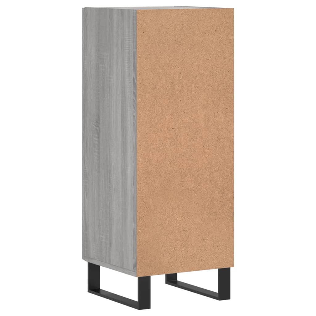 Sideboard Grau Sonoma 34,5x34x90 cm Holzwerkstoff - Pazzar.ch