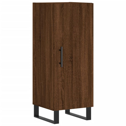 Sideboard Braun Eichen-Optik 34,5x34x90 cm Holzwerkstoff - Pazzar.ch