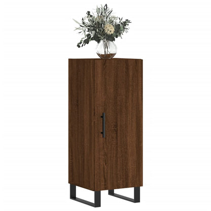 Sideboard Braun Eichen-Optik 34,5x34x90 cm Holzwerkstoff - Pazzar.ch