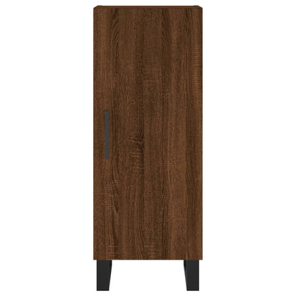Sideboard Braun Eichen-Optik 34,5x34x90 cm Holzwerkstoff - Pazzar.ch