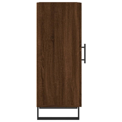 Sideboard Braun Eichen-Optik 34,5x34x90 cm Holzwerkstoff - Pazzar.ch