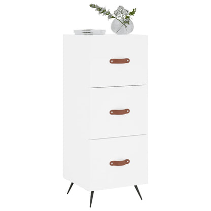 Sideboard Weiß 34,5x34x90 cm Holzwerkstoff - Pazzar.ch