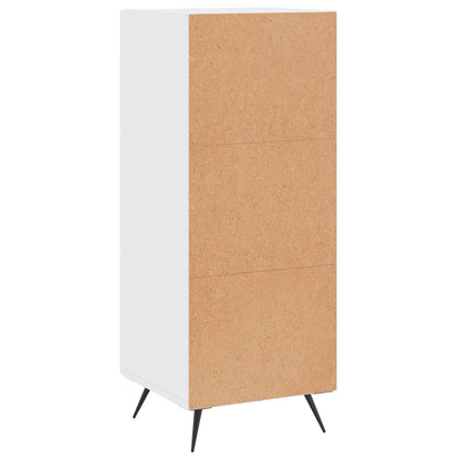 Sideboard Hochglanz-Weiß 34,5x34x90 cm Holzwerkstoff - Pazzar.ch