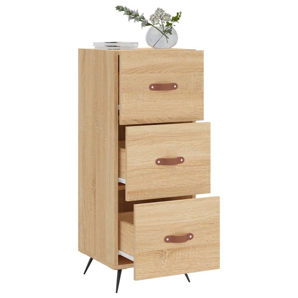Sideboard Sonoma-Eiche 34,5x34x90 cm Holzwerkstoff - Pazzar.ch
