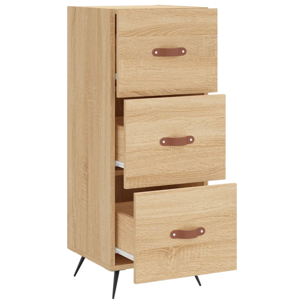 Sideboard Sonoma-Eiche 34,5x34x90 cm Holzwerkstoff - Pazzar.ch