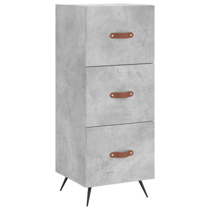 Sideboard Betongrau 34,5x34x90 cm Holzwerkstoff - Pazzar.ch