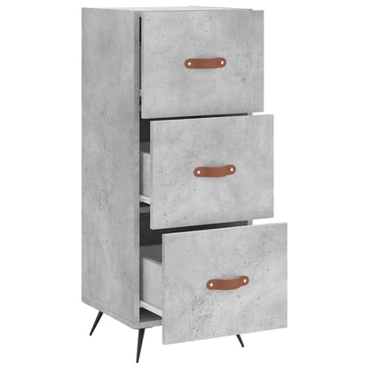 Sideboard Betongrau 34,5x34x90 cm Holzwerkstoff - Pazzar.ch