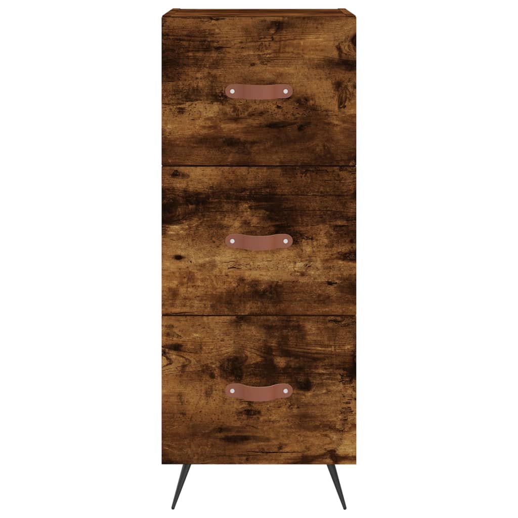 Sideboard Räuchereiche 34,5x34x90 cm Holzwerkstoff - Pazzar.ch