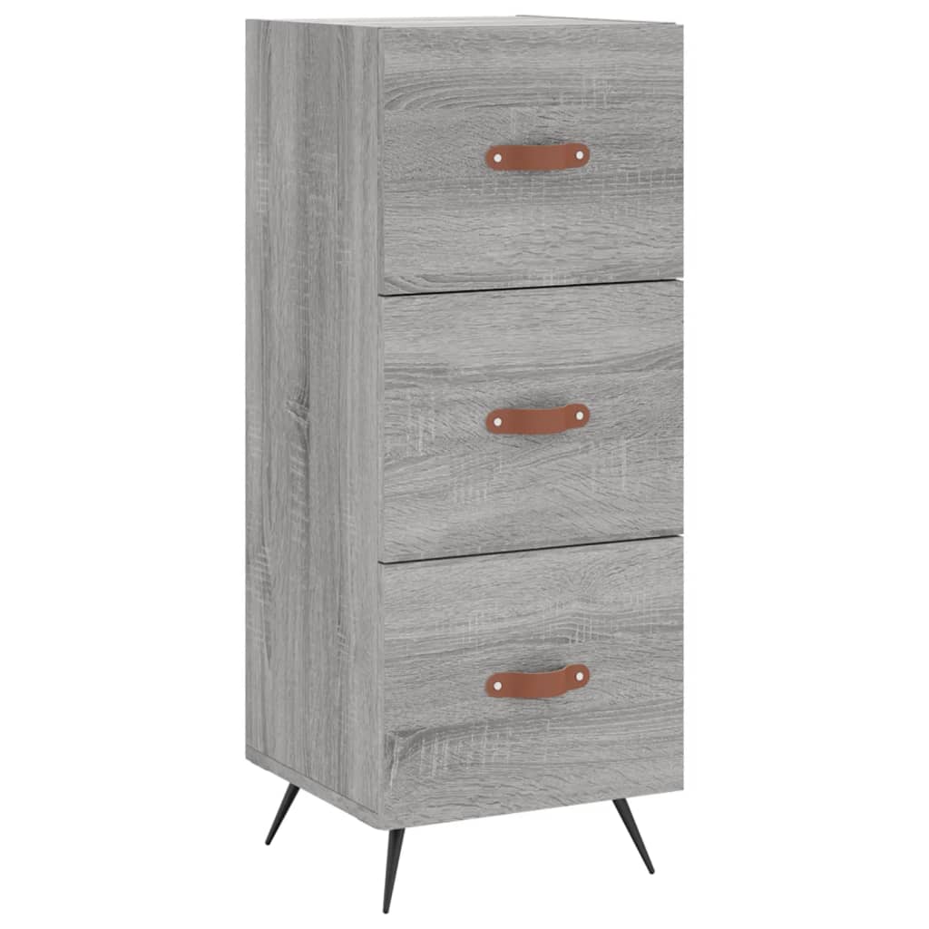 Sideboard Grau Sonoma 34,5x34x90 cm Holzwerkstoff - Pazzar.ch
