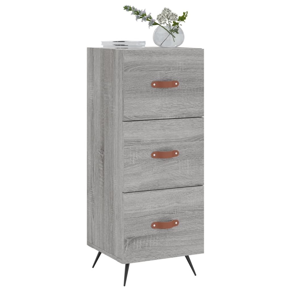 Sideboard Grau Sonoma 34,5x34x90 cm Holzwerkstoff - Pazzar.ch
