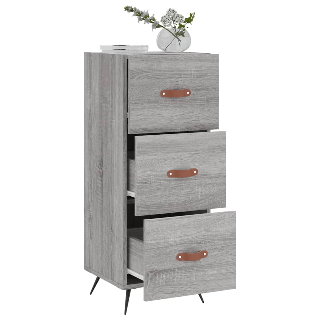 Sideboard Grau Sonoma 34,5x34x90 cm Holzwerkstoff - Pazzar.ch
