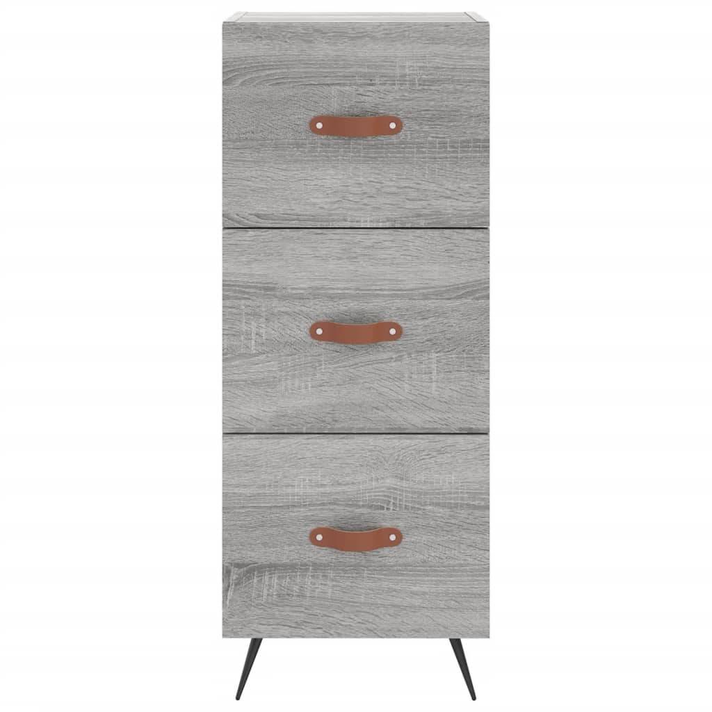 Sideboard Grau Sonoma 34,5x34x90 cm Holzwerkstoff - Pazzar.ch