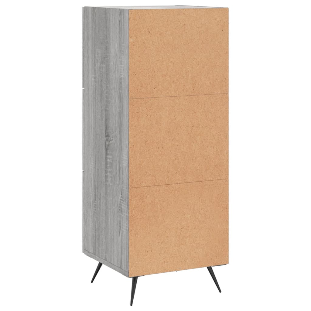 Sideboard Grau Sonoma 34,5x34x90 cm Holzwerkstoff - Pazzar.ch