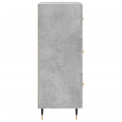 Sideboard Betongrau 34,5x34x90 cm Holzwerkstoff - Pazzar.ch