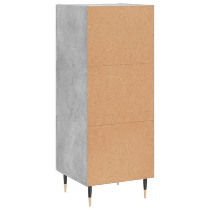 Sideboard Betongrau 34,5x34x90 cm Holzwerkstoff - Pazzar.ch