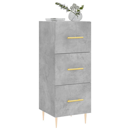 Sideboard Betongrau 34,5x34x90 cm Holzwerkstoff - Pazzar.ch