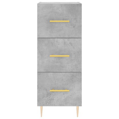 Sideboard Betongrau 34,5x34x90 cm Holzwerkstoff - Pazzar.ch