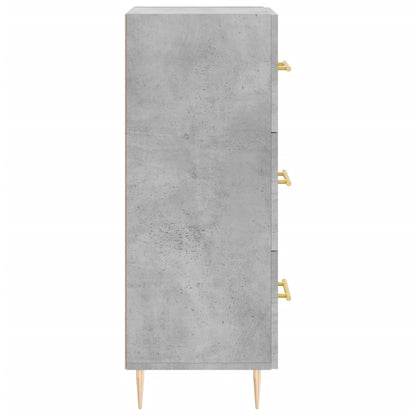 Sideboard Betongrau 34,5x34x90 cm Holzwerkstoff - Pazzar.ch