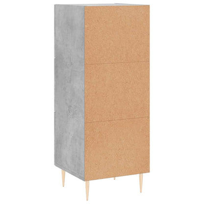 Sideboard Betongrau 34,5x34x90 cm Holzwerkstoff - Pazzar.ch