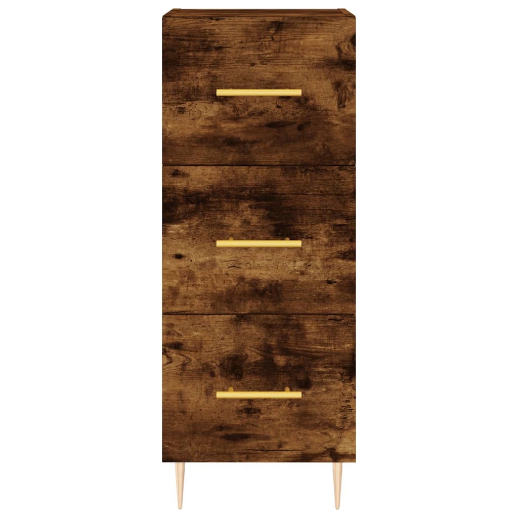 Sideboard Räuchereiche 34,5x34x90 cm Holzwerkstoff - Pazzar.ch