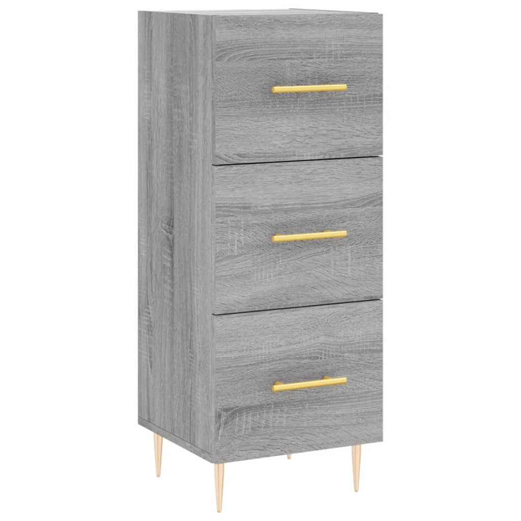 Sideboard Grau Sonoma 34,5x34x90 cm Holzwerkstoff - Pazzar.ch