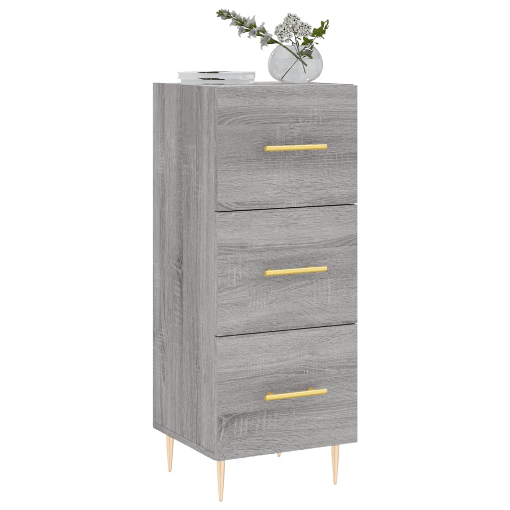 Sideboard Grau Sonoma 34,5x34x90 cm Holzwerkstoff - Pazzar.ch