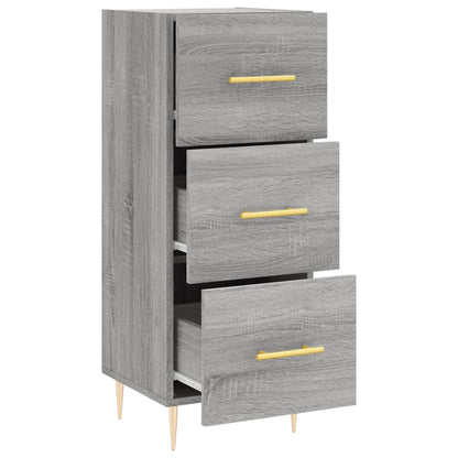 Sideboard Grau Sonoma 34,5x34x90 cm Holzwerkstoff - Pazzar.ch