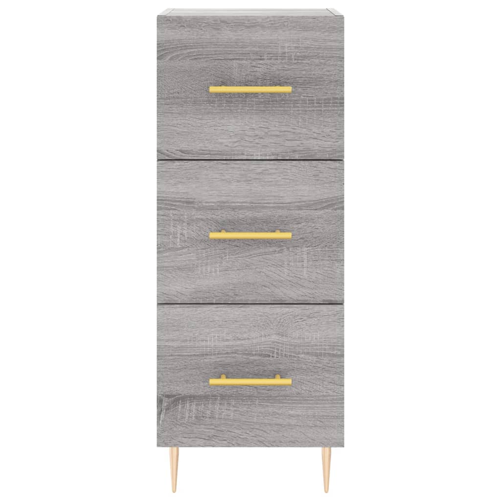 Sideboard Grau Sonoma 34,5x34x90 cm Holzwerkstoff - Pazzar.ch