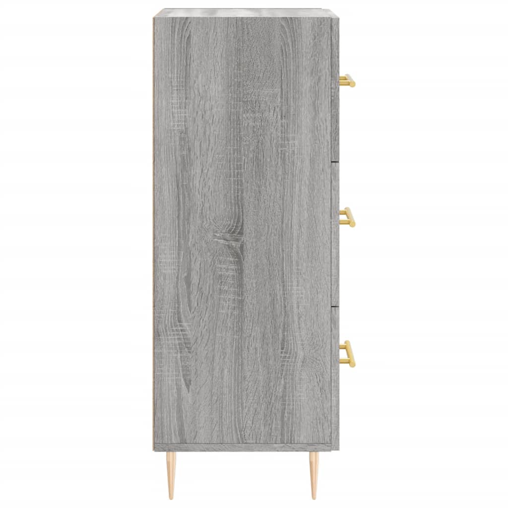 Sideboard Grau Sonoma 34,5x34x90 cm Holzwerkstoff - Pazzar.ch