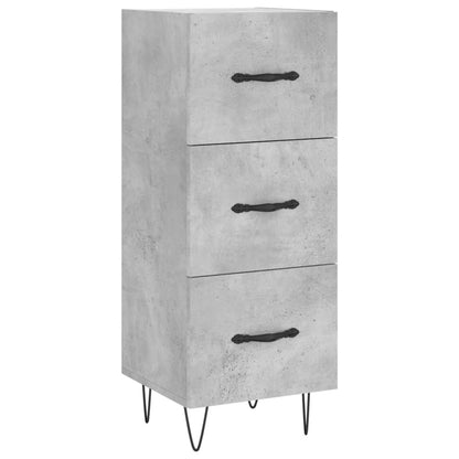 Sideboard Betongrau 34,5x34x90 cm Holzwerkstoff - Pazzar.ch