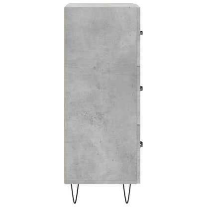 Sideboard Betongrau 34,5x34x90 cm Holzwerkstoff - Pazzar.ch