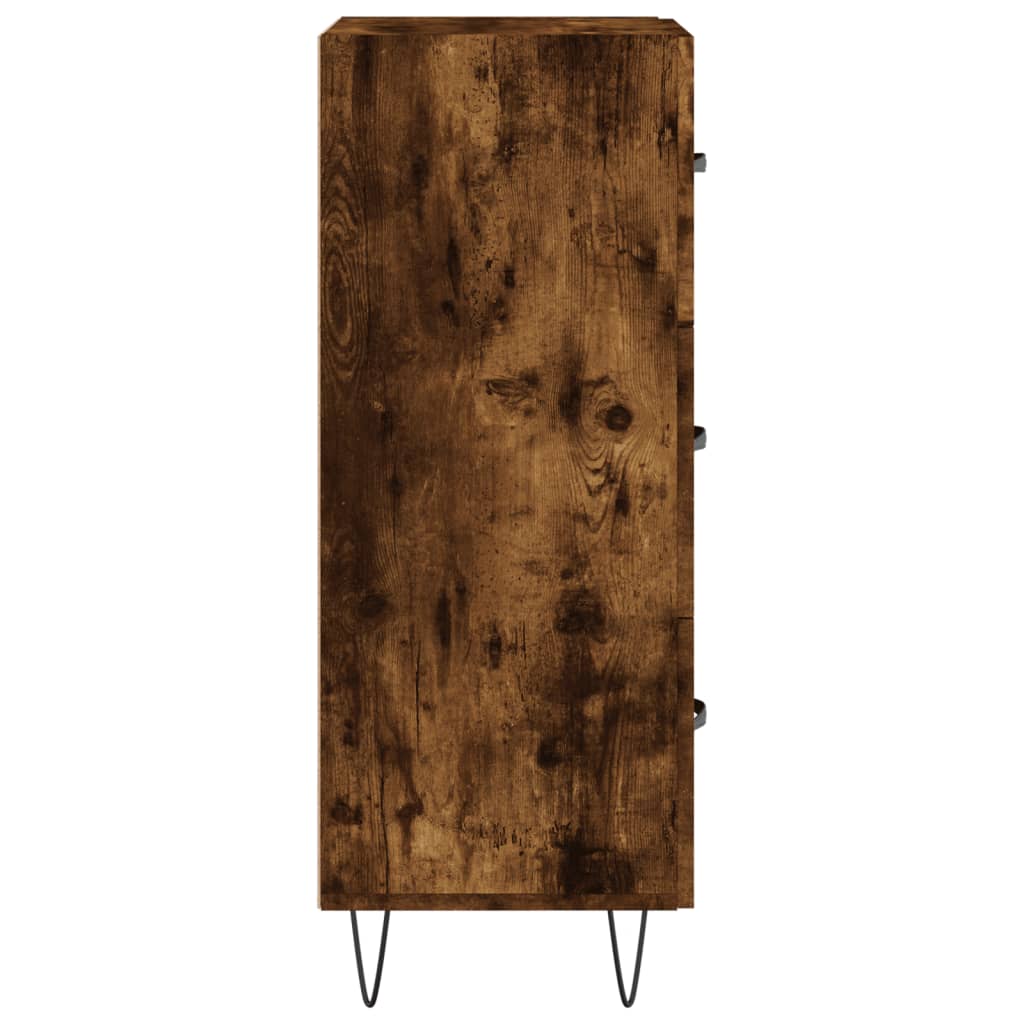 Sideboard Räuchereiche 34,5x34x90 cm Holzwerkstoff - Pazzar.ch