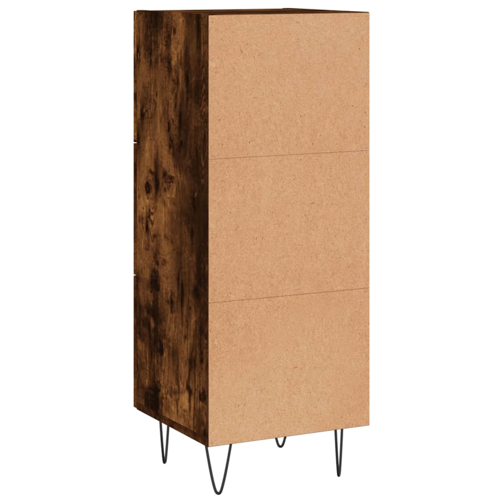 Sideboard Räuchereiche 34,5x34x90 cm Holzwerkstoff - Pazzar.ch