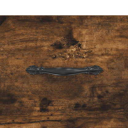 Sideboard Räuchereiche 34,5x34x90 cm Holzwerkstoff - Pazzar.ch