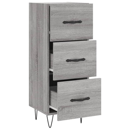Sideboard Grau Sonoma 34,5x34x90 cm Holzwerkstoff - Pazzar.ch