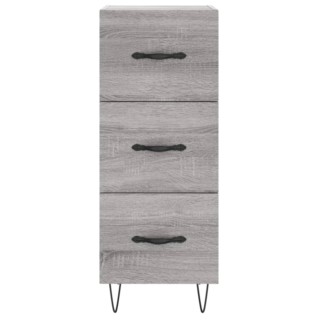 Sideboard Grau Sonoma 34,5x34x90 cm Holzwerkstoff - Pazzar.ch