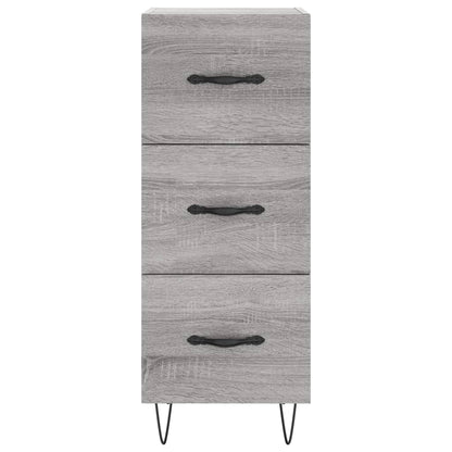 Sideboard Grau Sonoma 34,5x34x90 cm Holzwerkstoff - Pazzar.ch