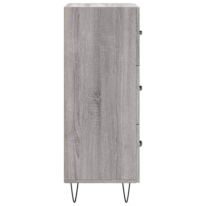 Sideboard Grau Sonoma 34,5x34x90 cm Holzwerkstoff - Pazzar.ch
