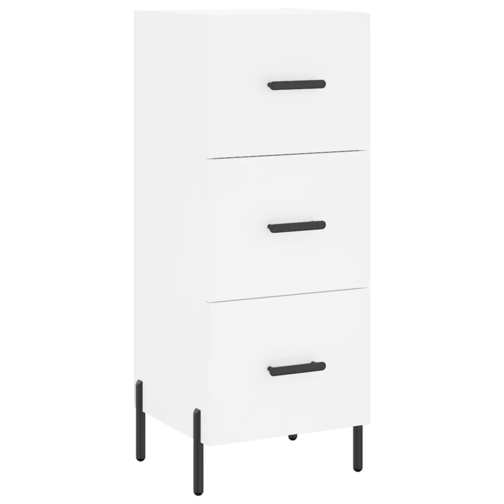Sideboard Weiß 34,5x34x90 cm Holzwerkstoff - Pazzar.ch