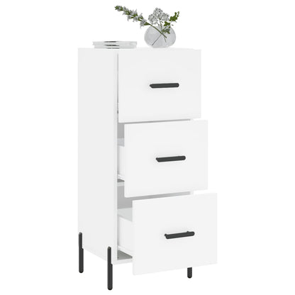 Sideboard Weiß 34,5x34x90 cm Holzwerkstoff - Pazzar.ch